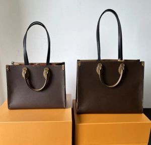 2023SS Luxe designer Woman Shoulder Bag Tas Tote boodschappentassen Handtas Purse Datum Code Serienummer Bloemen Fashion On the Go