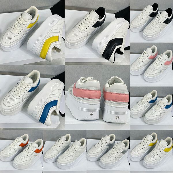 2023ss Nouveau printemps automne chaussures de tennis chaussures de planche mode décontracté bas haut semelle épaisse chaussures de planche grande semelle en caoutchouc PU confort polyvalent pour les femmes tailles 35-41