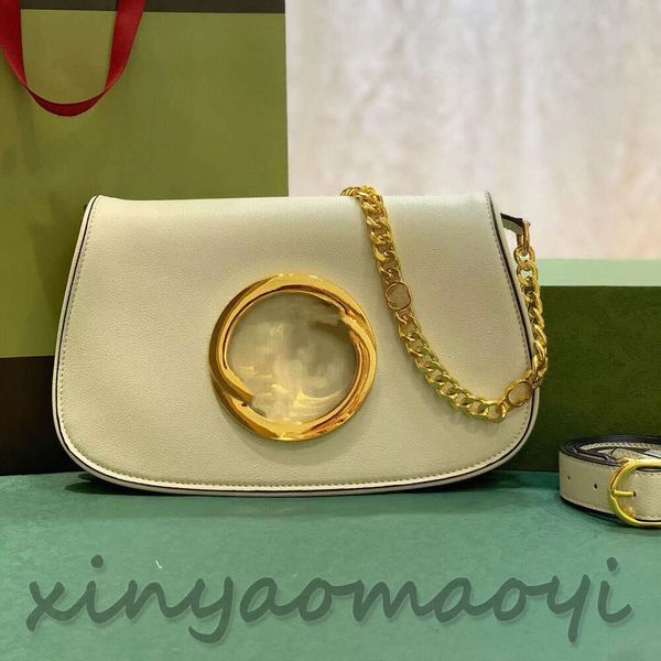 2023ss Round Interlocking G Chian Sac Blondie Sac à bandoulière Ophidia Sac à main Designer Femmes Sacs à bandoulière Lady Sacoche Sacs en cuir de luxe 699268