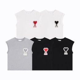 2023ss printemps et été tendance mode T-shirt à manches courtes haute qualité jacquard lâche casual femmes hommes noir blanc j8937s