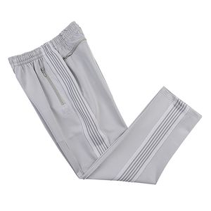 2023ss Pantalones a rayas Hombres Mujeres Bordado Pista Cordón Pantalones Joggers