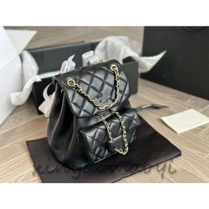 2023SS Top Designe Chaîne de sac à main de marque de luxe personnalisée Sac pour femme 2021 Chaîne en or en cuir Noir et blanc Rose Clip de bétail Épaule en peau de mouton