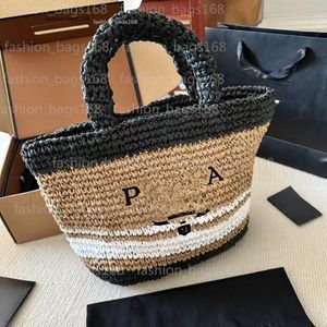 2023stylishyslbags Designer Tassen Luxe Ontwerp Vrouwen Gevlochten Raffia Strozak Grote Capaciteit Casual Tote Handtas Holle Zomer Strand Vakantie schoudertas