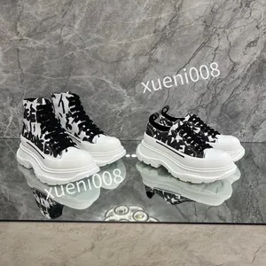 2023top Heren Mode kwaliteit Casual schoenen Hak lederen veter sneaker Running Trainers Letters Flat Gedrukte sneakers