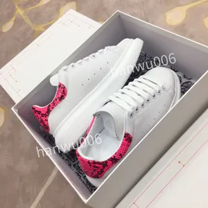 2023top Kwaliteitsontwerper Casual schoenen Real Leather Classic Plaid Trainers Strikken schoenmode Trainer voor man Woman Color Sneakers