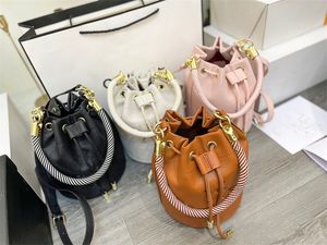 2023Sac seau en cuir de luxe pour femmes Sac à main classique à cordon de serrage pour femmes