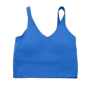 2023YOGA Outfit Lu-20 u Type Back Back Align tanktops Gym Kleding Vrouwen Casual Running naakt strakke sport beha fiess mooi ondergoed vest shirt jkl123 maat s-xxl