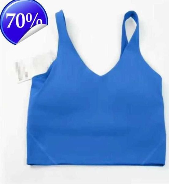 2023Yoga tenue lu-20 U Type Retour Aligner Débardeurs Gym Vêtements Femmes Casual Running Nude Serré Sport Soutien-Gorge Fitness Belle Sous-Vêtements Gilet Chemise JKL123 Taille S-XXL dfgd