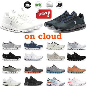 2024 0N Cloud Casual Shoes Designer Mens Running Shoe 0n Clouds Sneakers Federer Workout en Cross Training Shoe Ash Black Gray Blue Men Dames Sport Trainers Black C