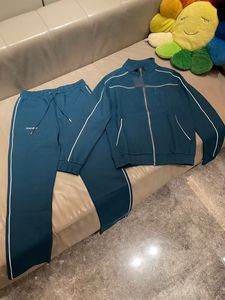 2024.1.30 Qualité Hommes Coton Designer Survêtement SlongSleeve Casual Sportsuit Taille asiatique M-3XL Couleur bleue