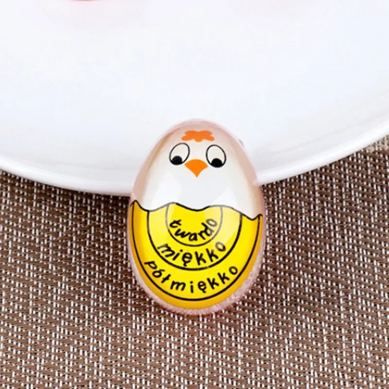  2024 1 Renk Değiştiren Yumurta Zamanlayıcı Reçine Malzemesi Mükemmel Haşlanmış Yumurtalar Sıcaklık Mutfak Yardımcı Yumurta Zamanlayıcı Kırmızı Zamanlayıcı Araçları2.  Renk Değiştirme Yumurta Zamanlayıcısı için