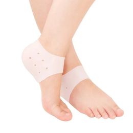 2024 1 paire Silicone pieds talons protecteur anti-glissement soulagement de la douleur anti-fissuration