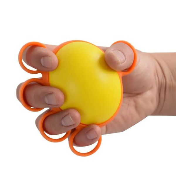 2024 1 PC25LB Finger Grip Ball Massage Rehabilitation Training Exercice Exercice Ball Force du doigt main Dispositif de poignée pour la poignée du doigt