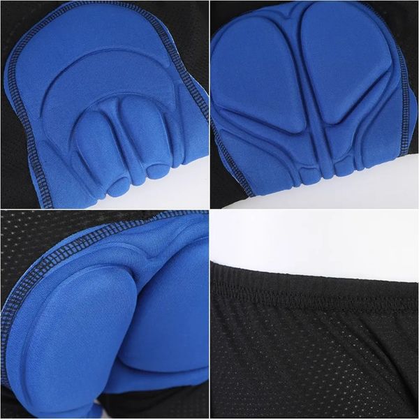 2024 1 PCS Cycling Sous -wear Amélioration des shorts de cyclisme rembourrés 5D 100% Lycra Shocking Bicycle MTB Shorts de vélo de route pour le vélo pour le cyclisme