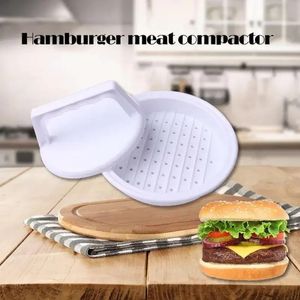 2024 1 Set Kitchen Tool Shape Round Hamburger Press Press Food Grade Plastic Hamburger Meat Beef Grill Burger Press Patty Maker Moule Moule pour