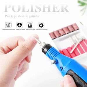 2024 1 Set Professionele Elektrische Nagelboormachine Manicure Frees Nail Art File Grinder Grooming Kits Nagellak Remover