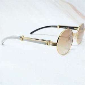 2024 10% de réduction sur le concepteur de luxe Nouveaux lunettes de soleil pour hommes et femmes 20% de réduction sur les hommes de corne de buffle blanc classiques