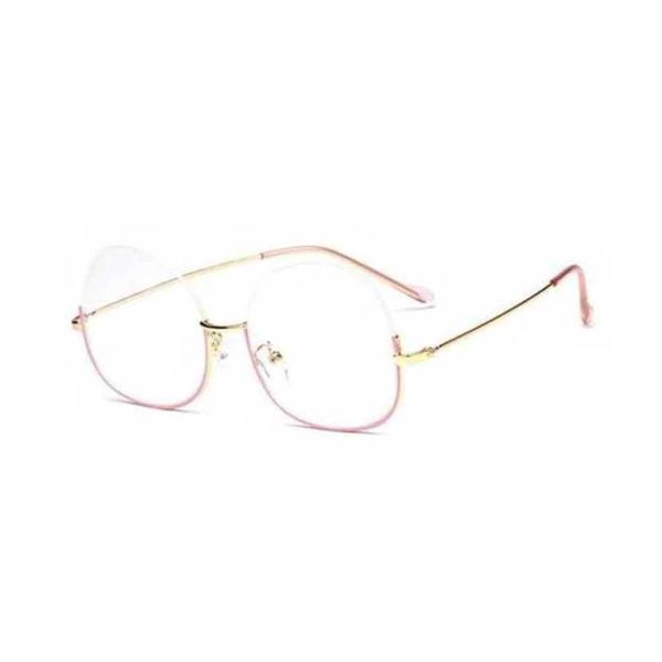 2024 10% de réduction sur le concepteur de luxe Nouveaux lunettes de soleil pour hommes et femmes 20% de réduction sur le cadre en métal demi-jante Clear Femmes Eye Gold Gernes Men Optical Eyewear Frames 1887olokajia