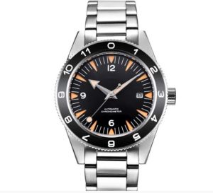 2024 100 waterdichte heren 41 mm saffier keramische bezel mannelijke mechanische klok duiker sport automatisch polshorloge