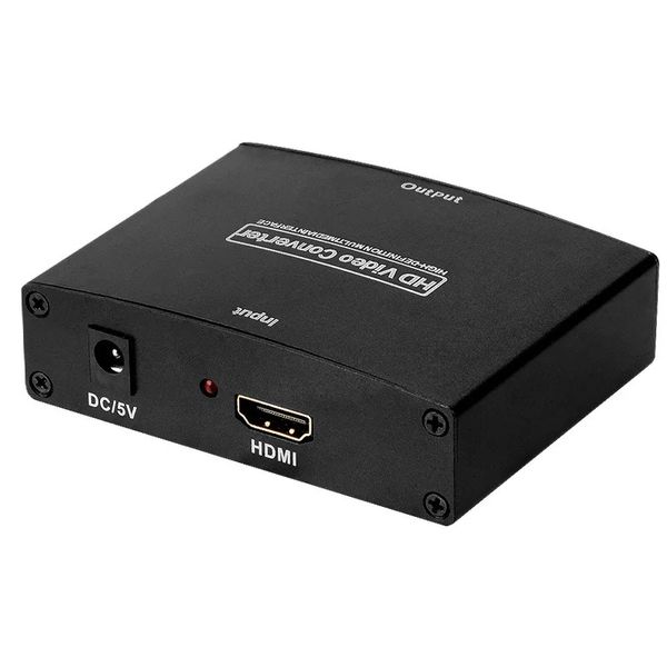 2024 1080p Compatible para el componente RGB 5 RCA YPBPR Video + R/L Audio Converter Adaptador TV PC para un convertidor compatible con 1080p para un convertidor compatible con 1080p