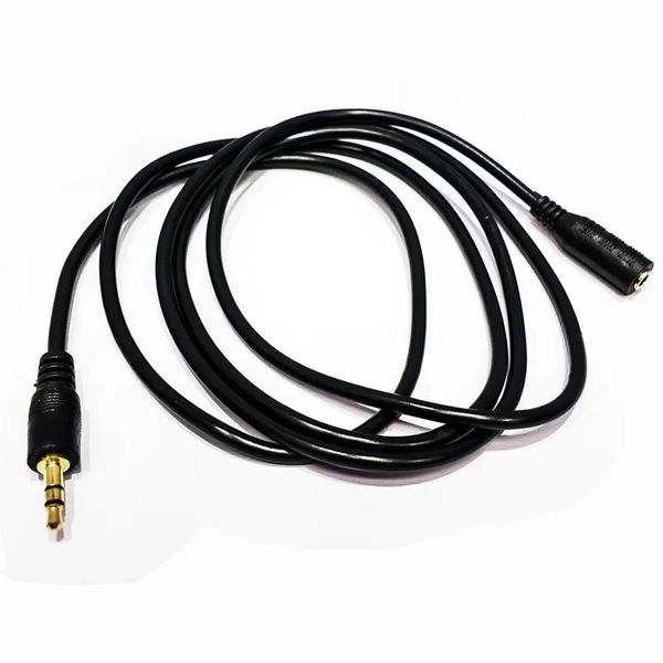 2024 10M Cable de audio para auriculares Conector chapado en oro de 3,5 mm Cable auxiliar macho a hembra