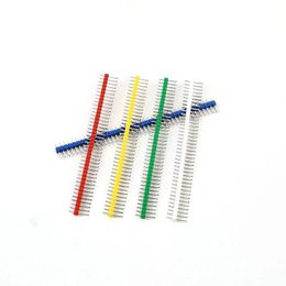 2024 10pcs 40 broches 1x40 mâle à une seule rangée 254 Pack de bande de connecteur d'en-tête de broche cassée pour projets électroniques de bricolage et prototypage pour 40 broches