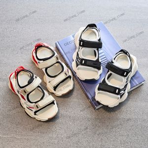 2024 10xl 3xl Tracks Sandal Kids Chaussures Summer Trainers Sandales Toddler Enfants Grey Triple Noir Paris créateur de mode Slides Double sangle Sandales Sandales