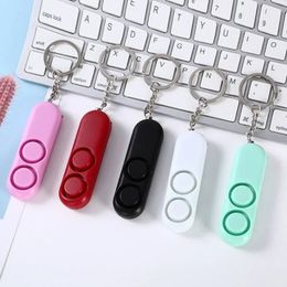 2024 120DB Dubbele luidspreker Zelfverdediging Device Luid Alarmaanval Paniek Beveiliging Persoonlijke Beveiliging Key Chain Bag Pendant voor luide alarmaanval Paniekbeveiliging