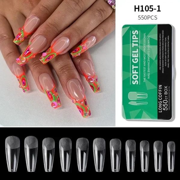 2024 120pcs / sac Matte Mat Presse sur les pointes de l'ongle Soft Couvercle Faux Nails OVAL AMMAND SCULPTÉ FAUIL NOI