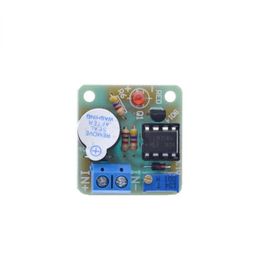 2024 12V LM358 Accumulator Sound Light Alarm Board Bozzer voorkomen Module voor lozingscontroller zonder overspanningsbeveiliging voor LM358