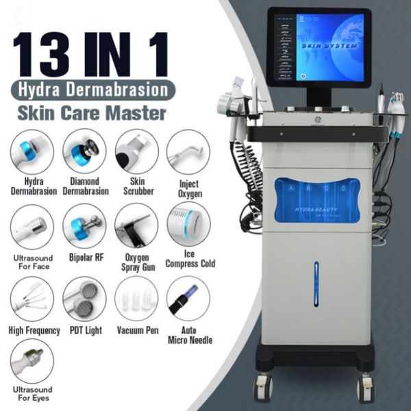 2024 14 en 1 Hydrafacy Facial Water Peel Microdermabrasion Hydrofacials Machine Care Oxygen Water Jet Spa con 2 años de garantía 554