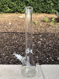 2024 16 pulgadas 40 cm transparente de 9 mm7mm de espesor de vidrio pesado tubería de agua pico de bonificación tubos de cachorro Percolador tabaco burbujeador de burbuje