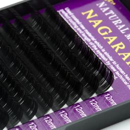 2024 16 filas 6 cajas c d curl rizado esponjoso extensiones de pestañas suaves pestañas individuales pestañas postizas artificiales para un aspecto natural