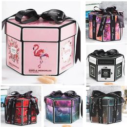 2024 18 kleuren verrassing Party Love Explosion Box Gift Explosie voor jubileum Scrapbook Diy Fotoalbum Kerstcadeau DroshippingLove