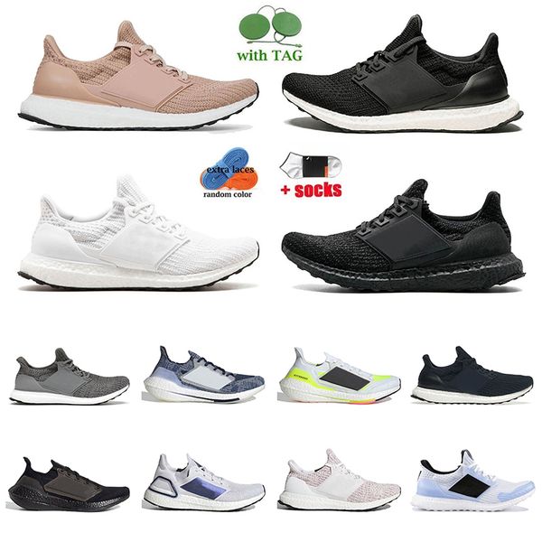 2024 19 Ultra Boost 4.0 Chaussures de tennis extérieures Fashion Panda Triple White Gold Dash Grey Grey Crew Navy Mens Womens Plateforme Sports Running Trainers Sneakers Taille