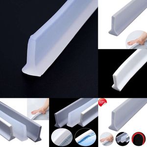 2024 1 Stuks Badkamer Water Stopper Siliconen Behoudstrip Water Douche Waterbarrière Droge En Natte Scheiding Blocker Waterdichte Strip