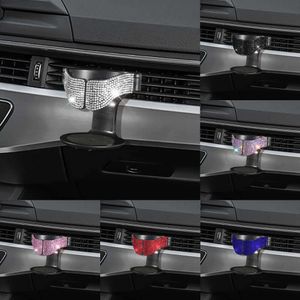 2024 1 Stuks Auto Bekerhouder Outlet Air Vent Cup Rack Drank Mount Insert Standhouder Container Haak Rack diamant Roze Auto Accessoires