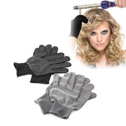 2024 1pcs cheveux lisseur perm curling coiffure coiffure résistante à la chaleur gants de soins capillaires outils de style thermique gant gant résistant