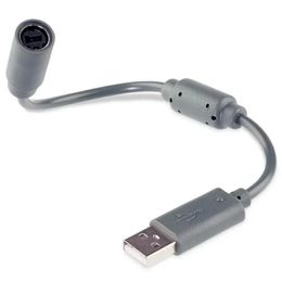2024 1PCS LOTS USB BREKAWAY EXTENSIE KABEL NAAR PC -converter -adapterkoord voor Microsoft Xbox 360 Wired Controller Gamepad voor Gamepad Converter Cord