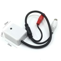 2024 1PCS NIEUWE MIC -AUDIO MICROPHONE RCA Output Sound Pick -Up -apparaat voor CCTV -beveiligings -DVR -camera's voor DVR -camera's van de beveiliging