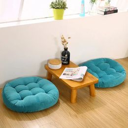 2024 1pcs Dikker Ronde Futon Hassock Zitkussen Tatami Matras Poef Beddengoed Zitten Kussen Home Decor