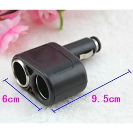 2024 2 Auto USB -lader Levering Dubbele Sockets Auto Styling Accessoires Sigarettenaansterker Vaste Extender Splitter Auto USB Charger Extension