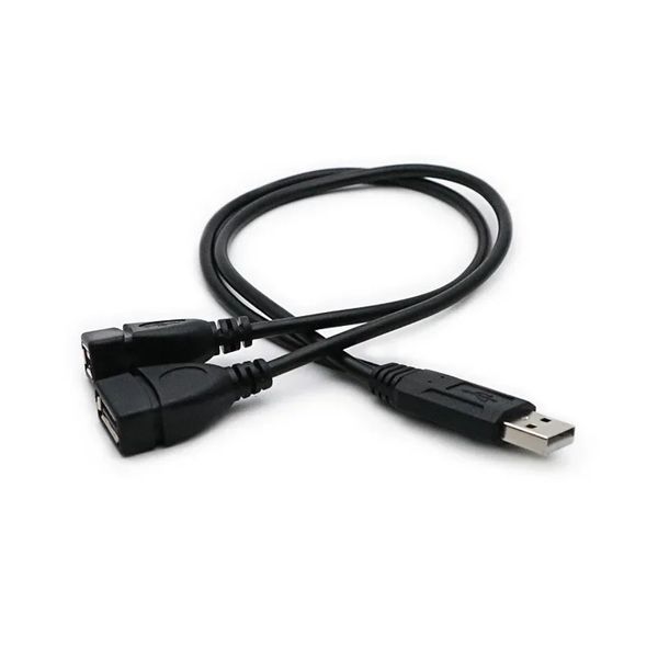 2024 2 en 1 Cable de extensión USB2.0 Cable de datos de datos USB masculino a hembra Cable de carga para la tarjeta de red de disco duro Cable de transferencia de datos