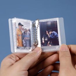 2024 Photo Álbum de fotos de 2 pulgadas Portada Mini Ins Binder Cover Exquisito PVC Hollow Love Heart Binder Photocard Supporter Photocard Card para mini