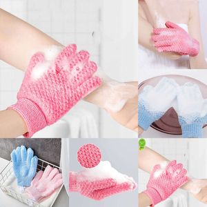 2024 2 STUKS Badhandschoenen Peeling Exfoliërende Handschoenen Mitt Douche Scrub Handschoenen Massage Voor Body Scrub Spons Wassen Huid Hydraterende SPA