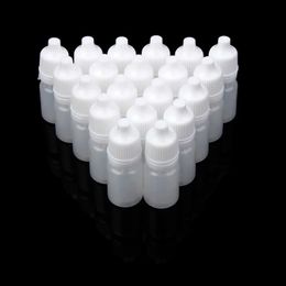 2024 20 PCS Lege vloeibare druppelaar flessen ldpe plastic knijpen oogsap navulbare diy containers 5 ml 10 ml 15 ml 20 ml 30 ml 50 ml 100 ml voor sapopslagcontainers