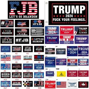 2024 200 3X5 Ft Designs Donald Make America Great Florida Desantis Drapeau USA Président Trump a gagné 90X150cm Drapeaux de bannière en stock s