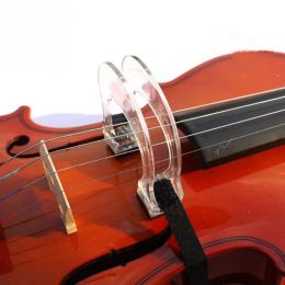 2024 2022 Correcteur de violon acrylique Correcteur Collimator Outil de redressement pour débutant 4/4 3/4 1/2 1/4 1/8 Accessoire de violon pour le violon débutant