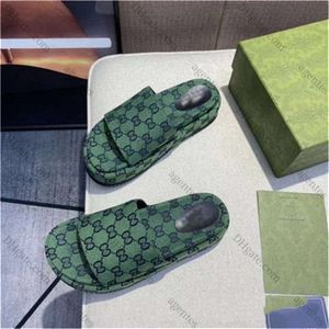 2024 2022 Fashion Mens Womens Sandals Slippers Slide Designer Luxury Flat High Talons Flip Flops Chaussures Broidered Plateforme Rubber Sandal Cuir