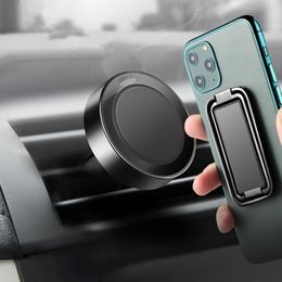 2024 2022 Porte-téléphonie mobile en alliage en zinc en métal pour tablette carrée pliante à double doigt support de simplicité paresseuse